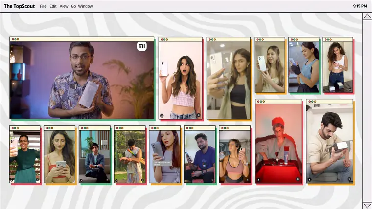 Creator-led campaign content from TopScout influencer work.